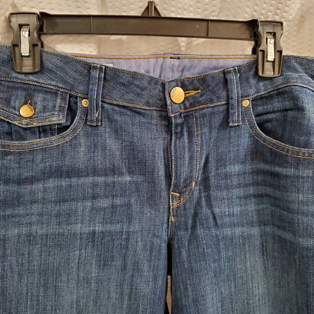 Women's Gap 1969 Jeans Size 32/14 32 Med Dark Wash - Picture 6 of 8